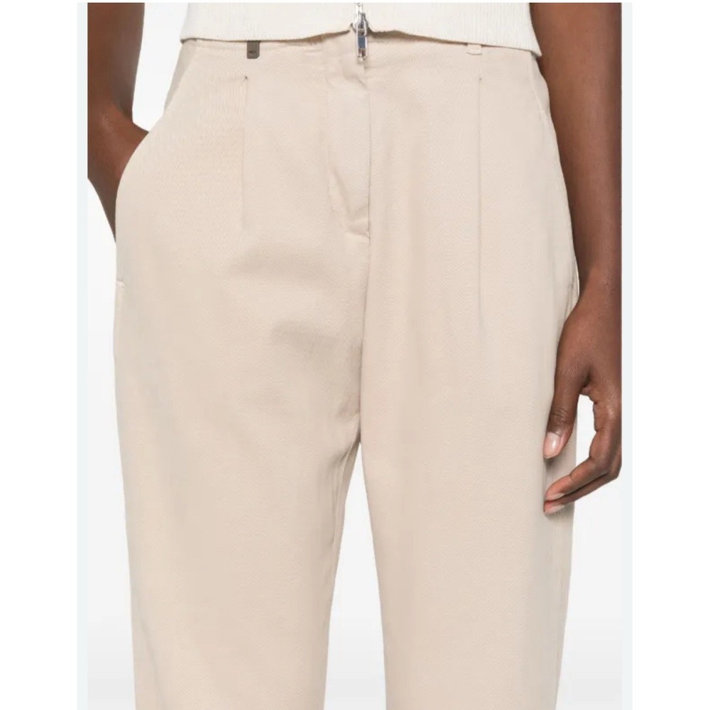 Peserico - Beige‎ Casual Pants Stretchy Size 46 IT US 8